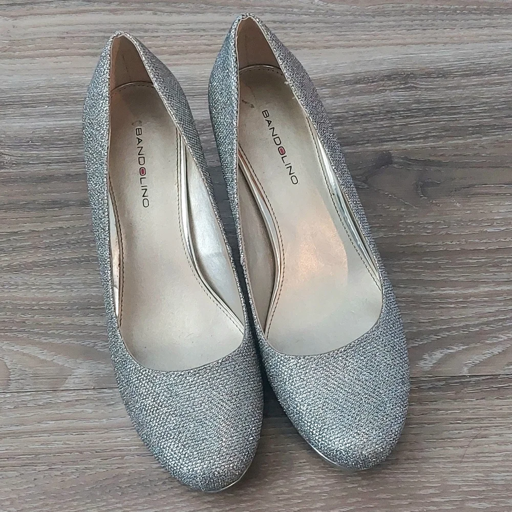 *Host Pick* Bandolino Allover Sparkle/Shimmer High Heels - Picture 3 of 6